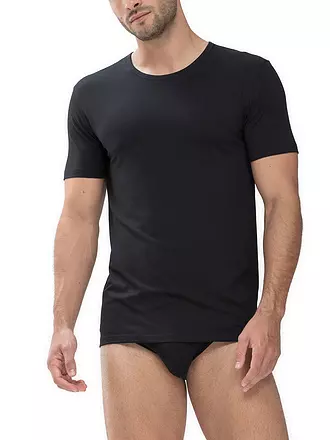 MEY | T-Shirt DRY COTTON schwarz | 